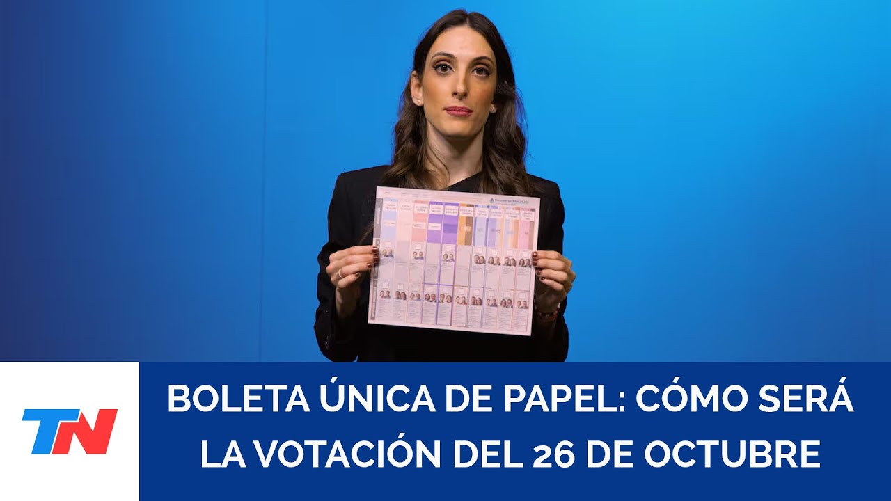 Boleta &Uacute;nica de Papel: qu&eacute; cambia en la elecci&oacute;n del 26 octubre y c&oacute;mo ser&aacute; la votaci&oacute;n