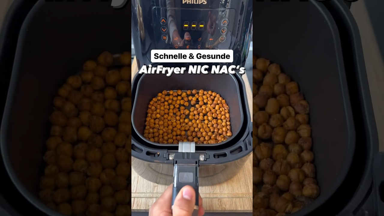 Gesunde AirFryer NIC NAC‘s für den nächsten Filemabend 