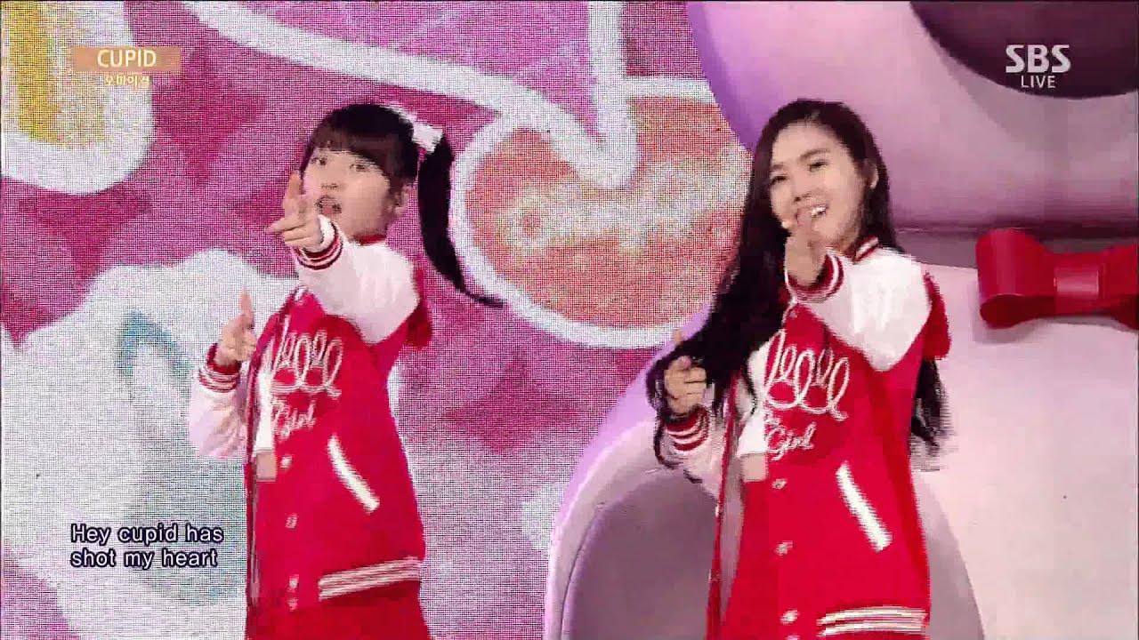Oh My Girl (OH MY GIRL) - Купидон (Амур) @ Популярная песня Inkigayo 20150503