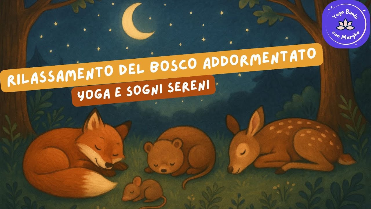 Il Bosco Addormentato 🌲 | Rilassamento guidato per bambini per dormire e calmarsi