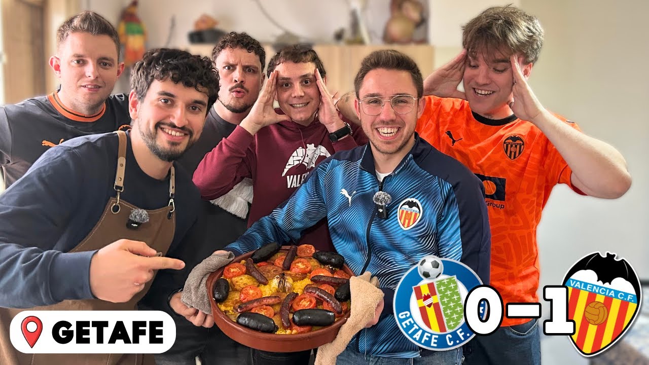 CONTRATÉ a un CHEF PRIVADO para VER el GETAFE CF (0-1) VALENCIA CF 🦇👨🏼‍🍳