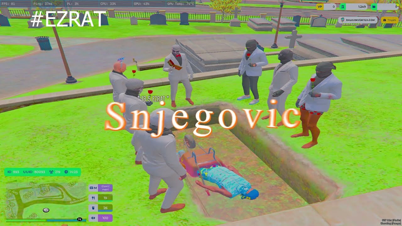 TRPANJE ROSULJAKA #ezrat -- Vortex Roleplay -- Snjegovic