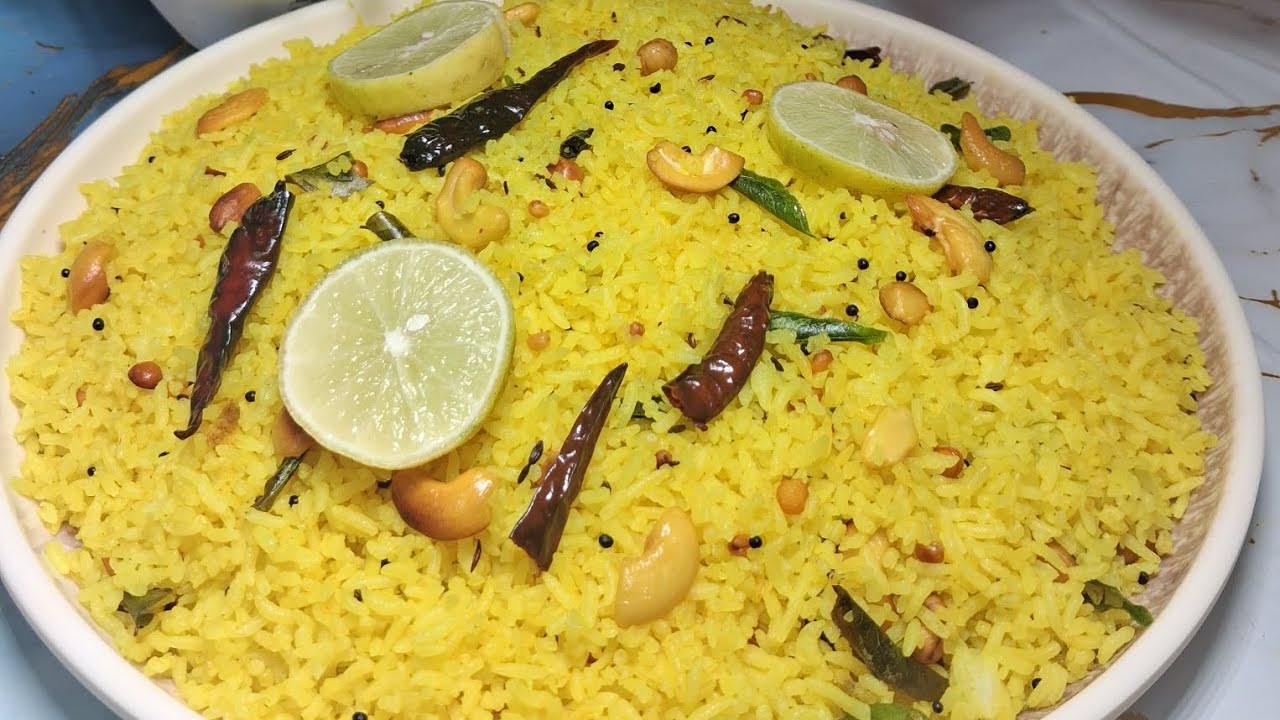 AUTHENTIC TELUGU LEMON RICE🍚😉 || LEAVES TRADITIONAL FLAVOR BURST IN EVERY BITE🤤