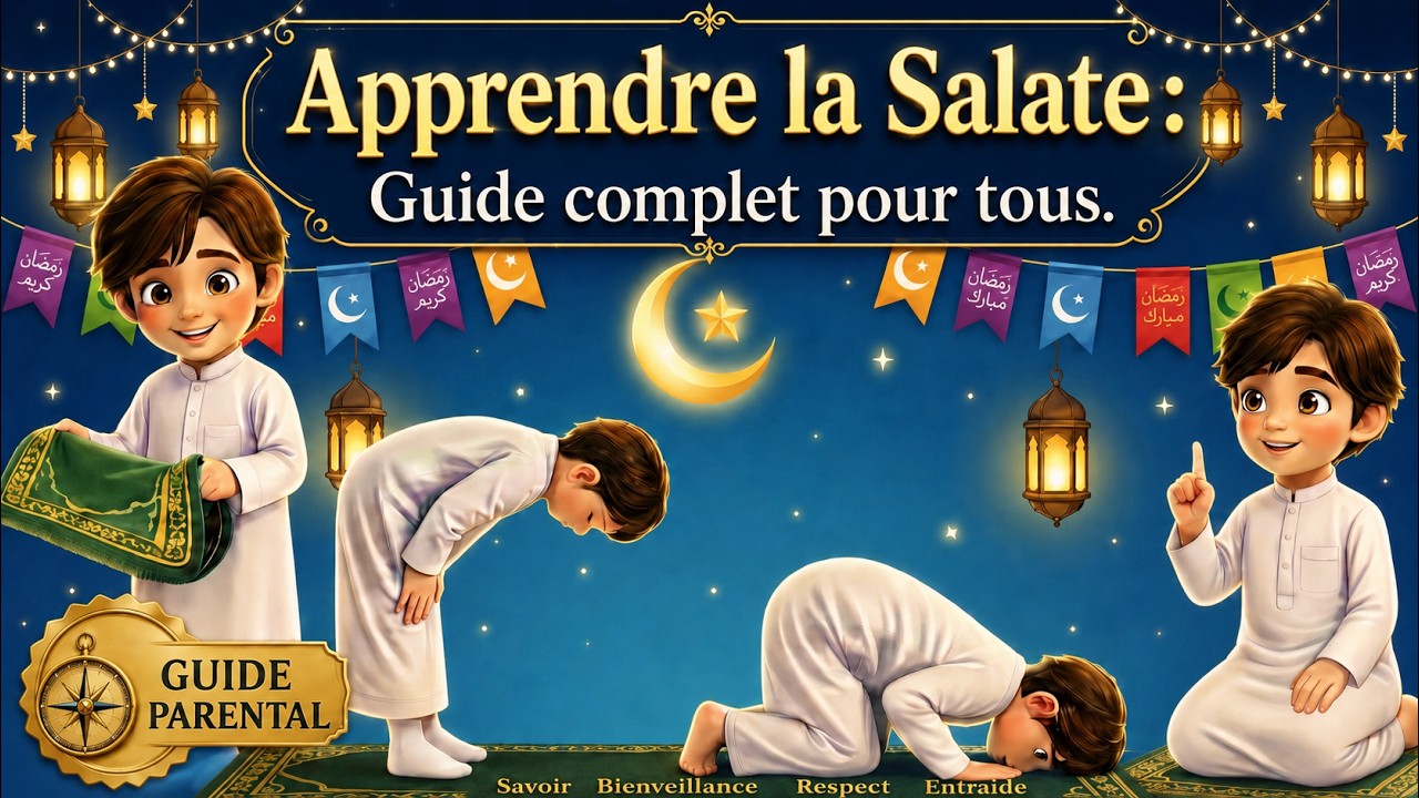 Apprendre la prière (La Salat) aux enfants musulmans et débutants en français | Super Zayn