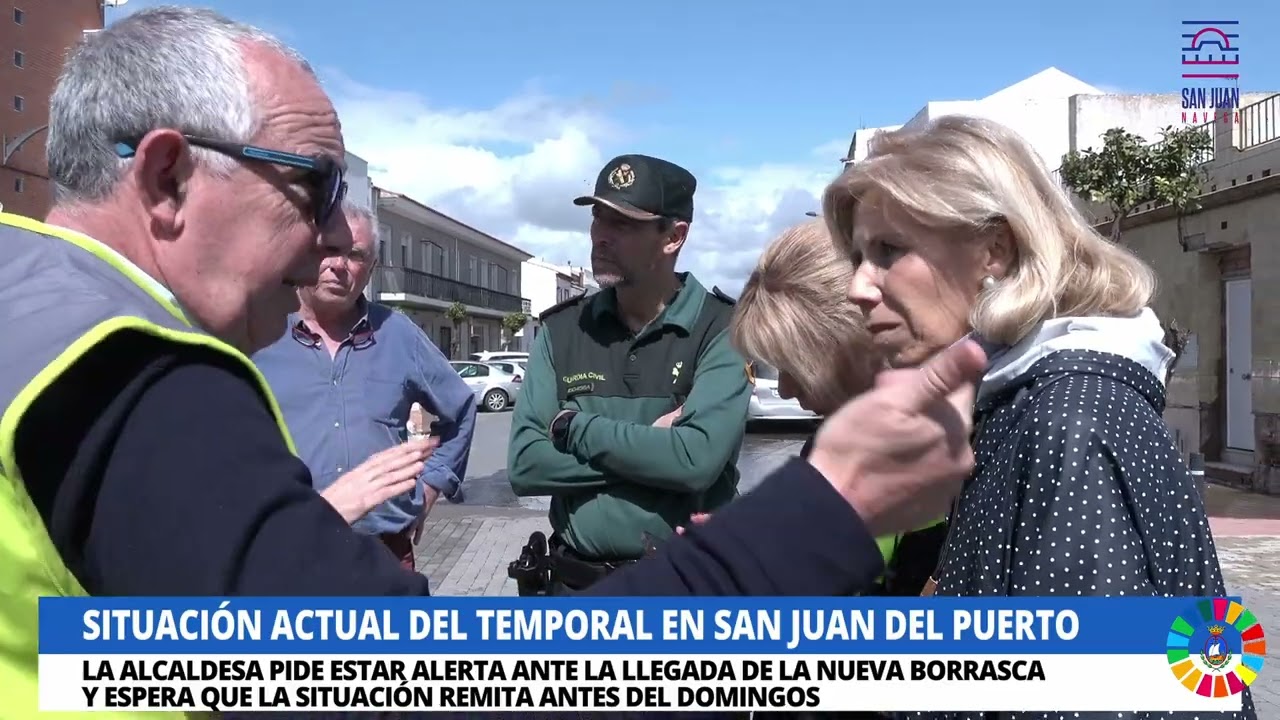 Situación actual del temporal en San Juan del Puerto