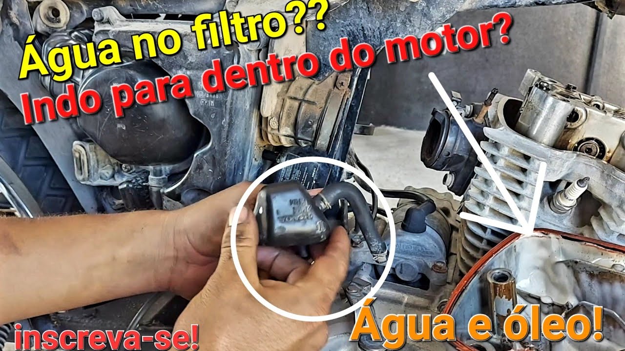 Óleo saindo branco água no motor essas pode ser as causas disso acontecer