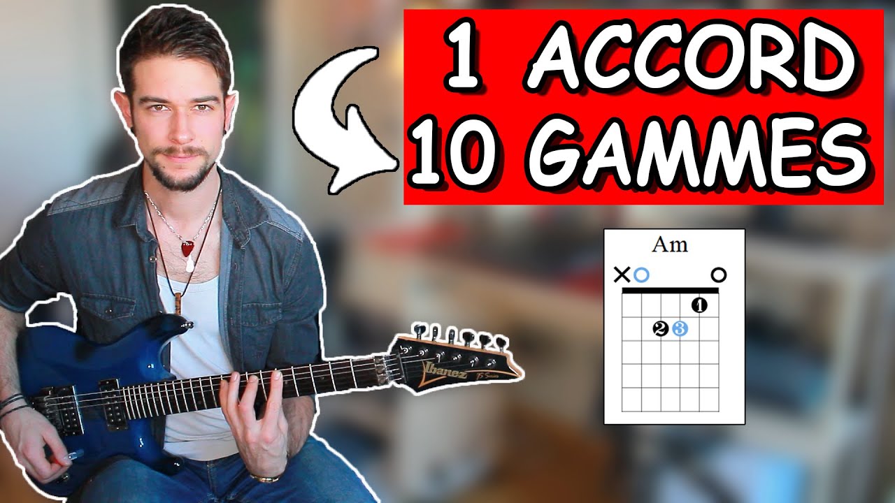 10 GAMMES POSSIBLES sur un ACCORD MINEUR !