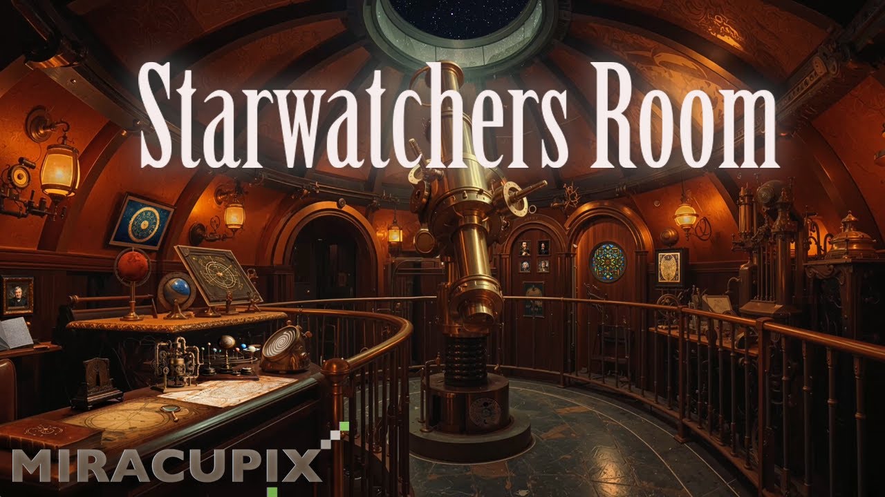 Starwatchers Room | Cozy Steampunk Ambience