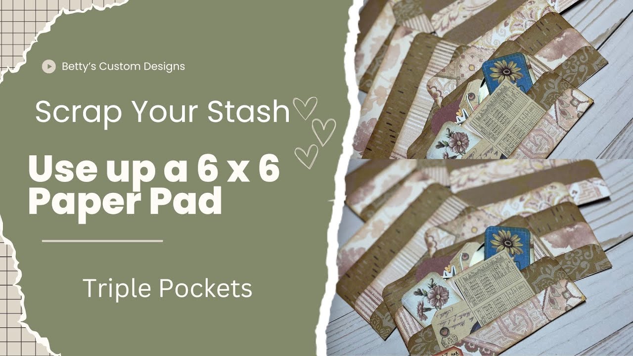 Mass Make Ephemera - Scrap Your Stash - Use Up Your 6 x 6 Paper Pads - Junk Journal Ephemera