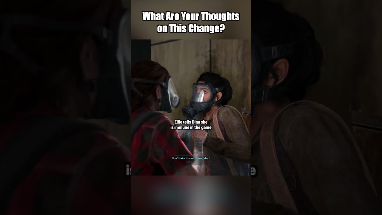 Dina Finds Out Ellie is Immune in The Last of Us Season 2 vs Game #thelastofuspart2 #thelastofus