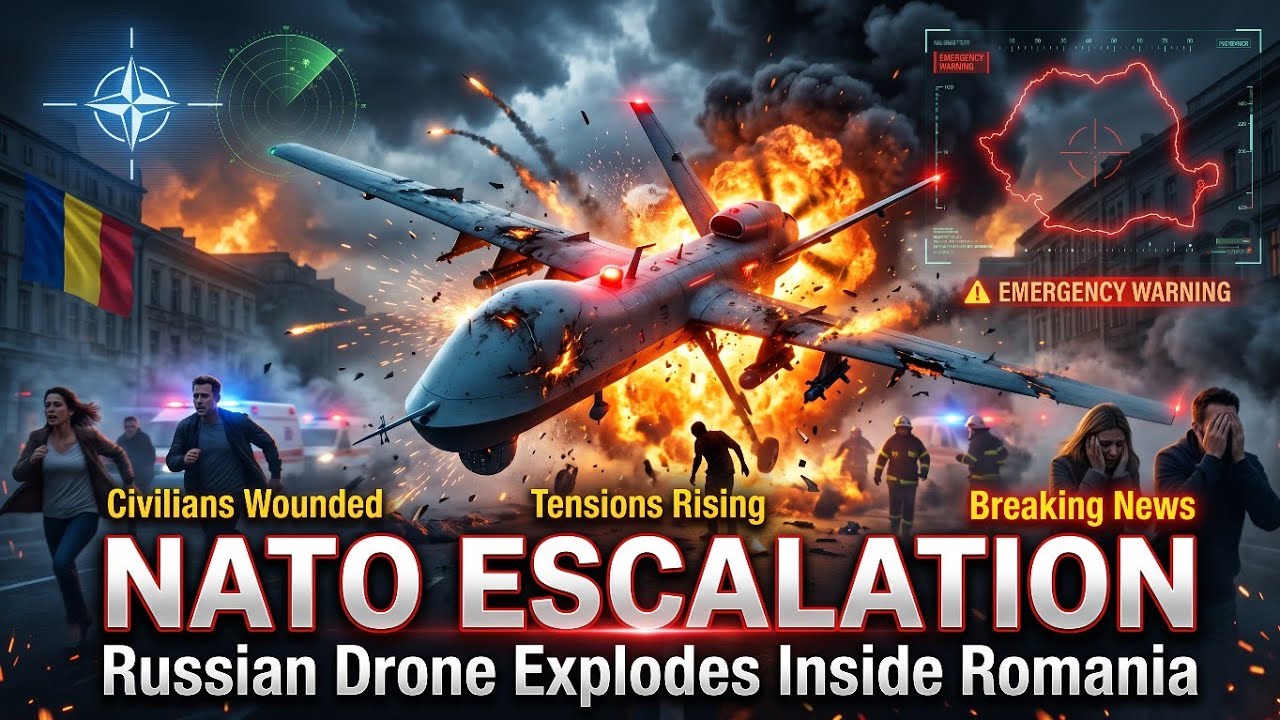 Russian Drone Hits Romania Apartment
