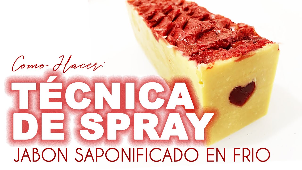 TÉCNICA DE SPRAY : Como Hacer Jabon de Leche de Cabra en Frio