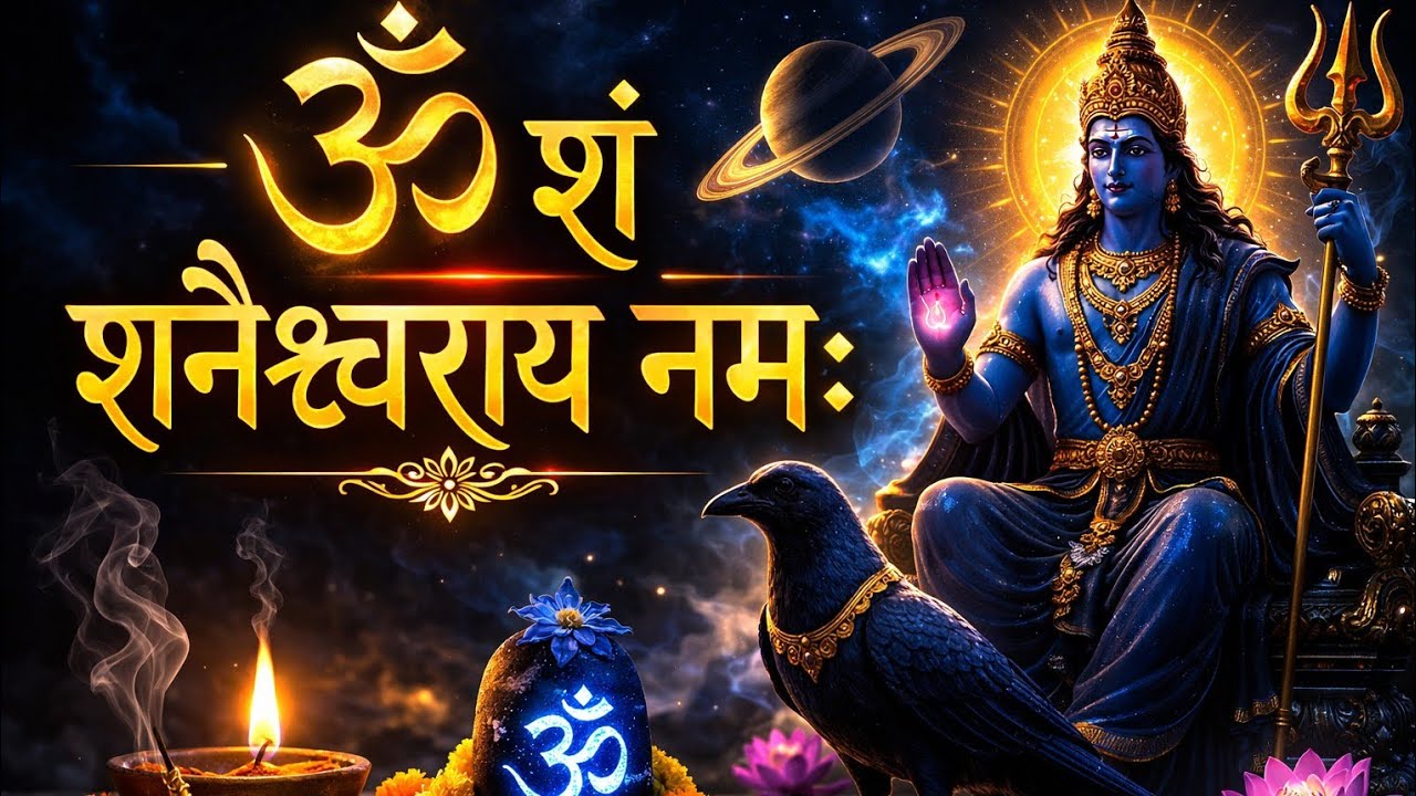 शनिवार Special 🔱| ॐ शं शनैश्चराय  नमः| Shani Mantra| शनि  दोष निवारक मंत्र |Shani Sadhe Sati Mantra 