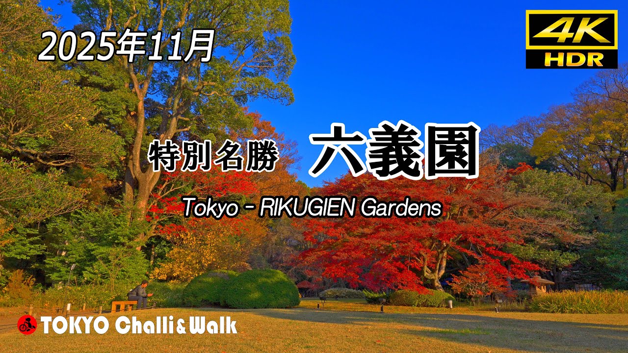 六義園の紅葉/4K HDR