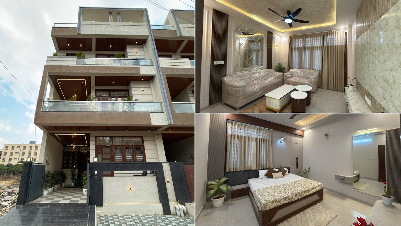 125 Gaj 4 BHK Ultimate House Design | Luxury Villas With Beautiful Interior & Mind Blowing Exterior