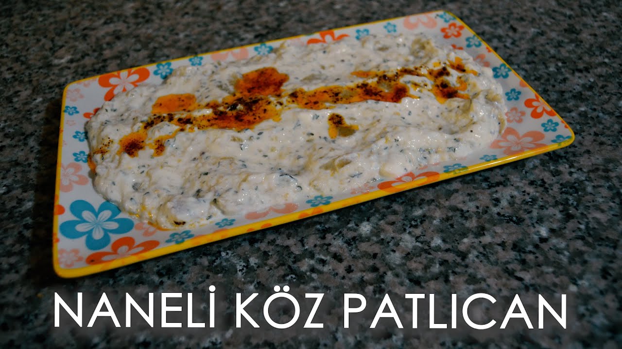 Yoğurtlu Naneli Köz Patlıcan - Yoğurtlu Patlıcan Salatası