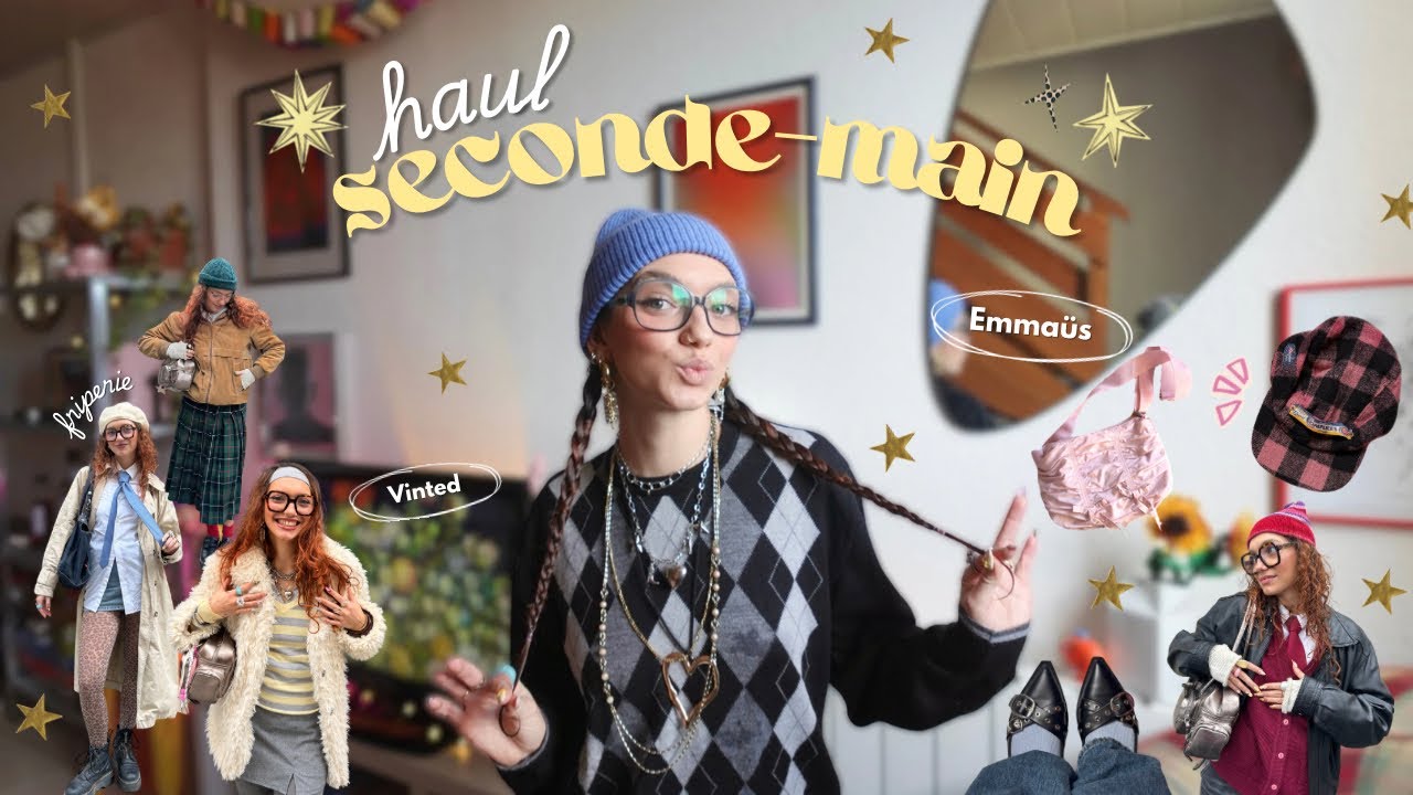 HAUL D'HIVER 100% SECONDE-MAIN (friperies, Emmaüs & vinted) ⭐️