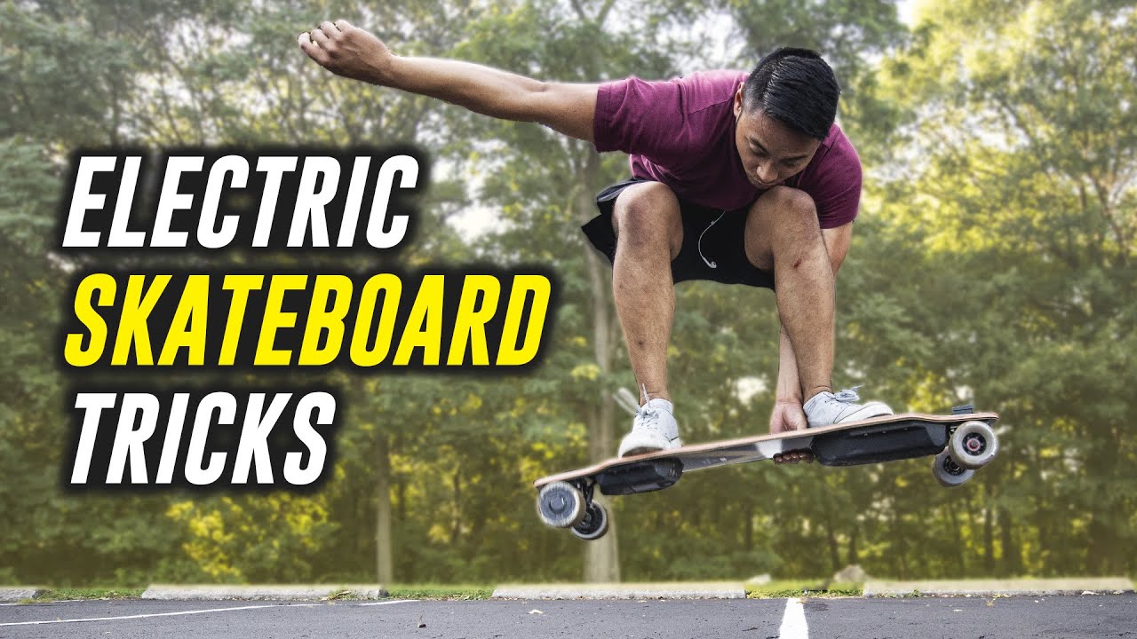 BACKFIRE G2T Electric Skateboard Tricks! - ESKATE AND CHILL Episode 5