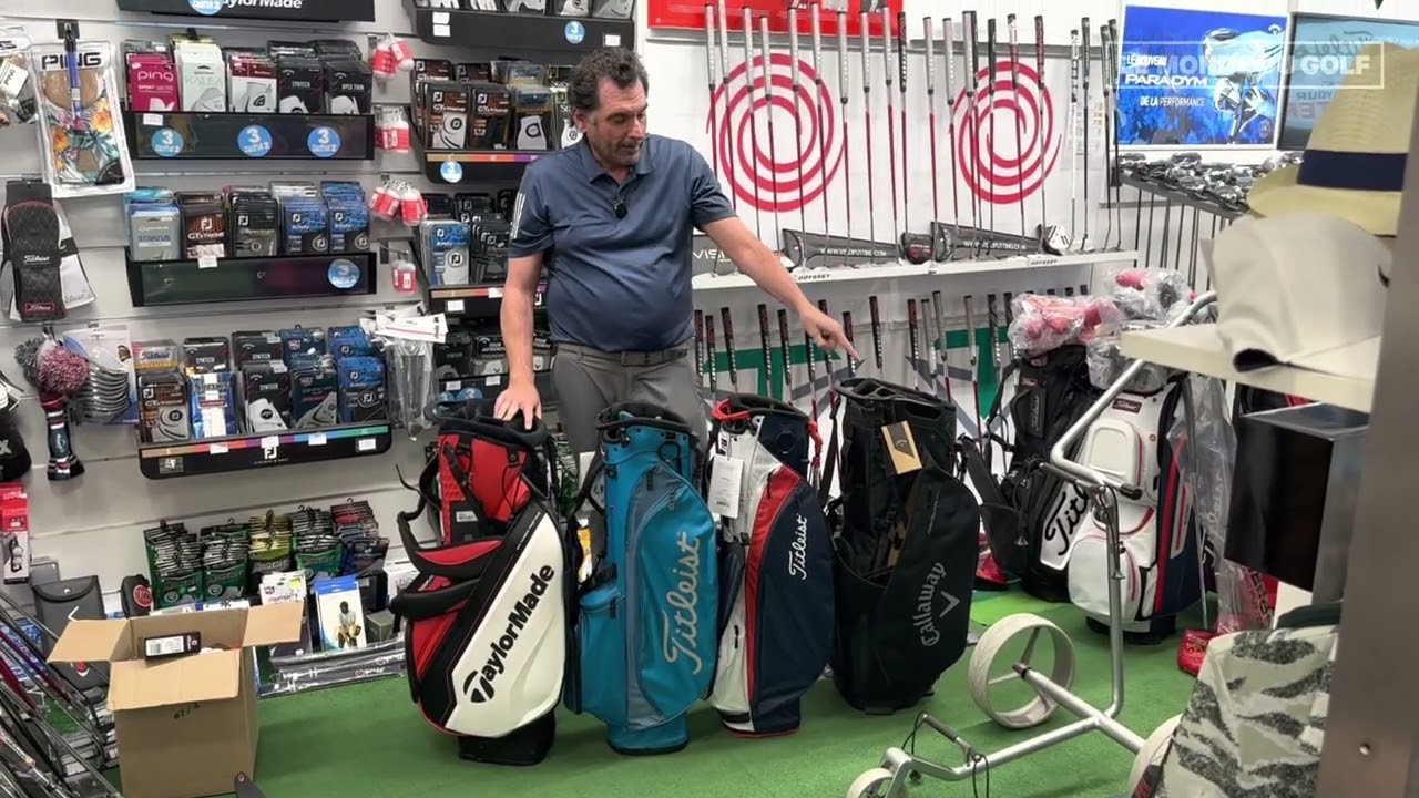 Nouveaut&eacute;s sur les sacs de golf par J&eacute;r&ocirc;me SCHIELE