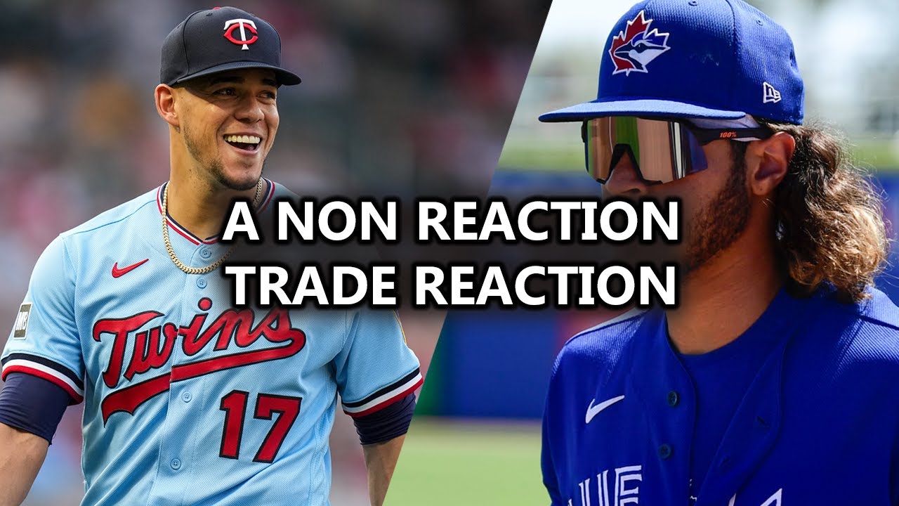 Please Stop Announcing Who Won A Trade Instantly. (Berrios Traded To Blue Jays For Austin Martin)