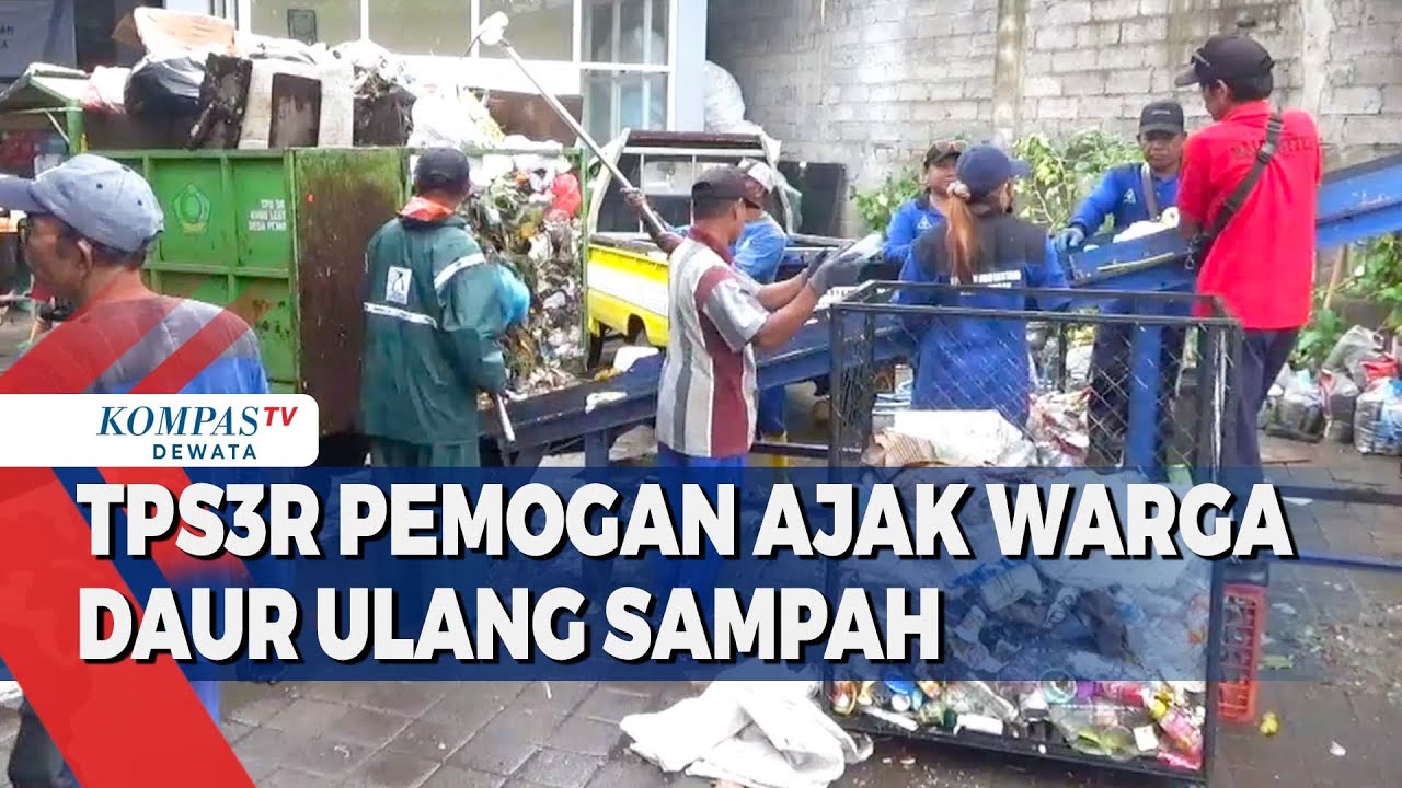 TPS3R Pemogan Ajak Warga Daur Ulang Sampah