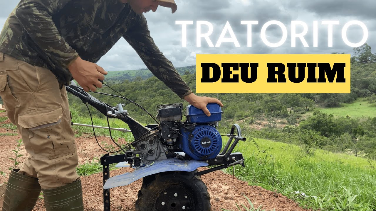 TRATORITO - Preparando a terra para plantio de milho