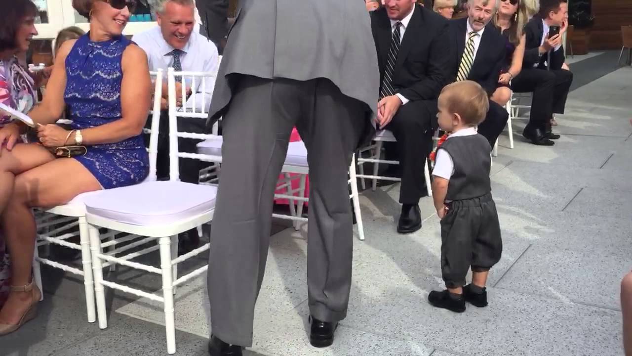 Cute Ring Bearers: A Cavalier King Charles Spaniel and his Hooman Cousin