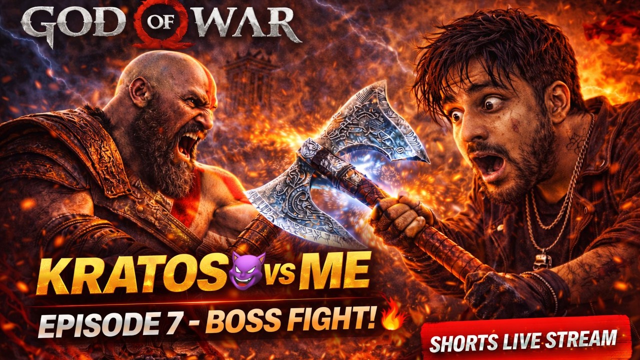 GOD OF WAR EPISODE 7 | KRATOS VS ME 😈🔥 | Full Hindi Gameplay | #godofwar #shortslive