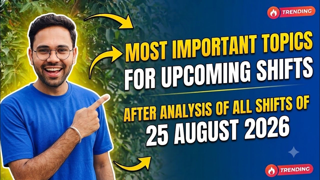 Most important topics for upcoming shifts after analysis of all shifts of Aug 25, 2026 for PHHC Exam