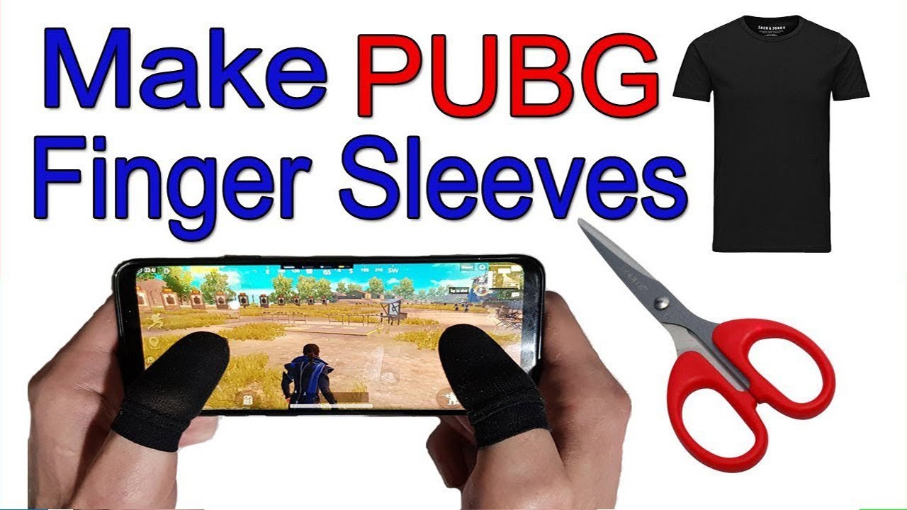 How To make PUBG Finger Sleeves For  Sweaty Hands or Palms At Home