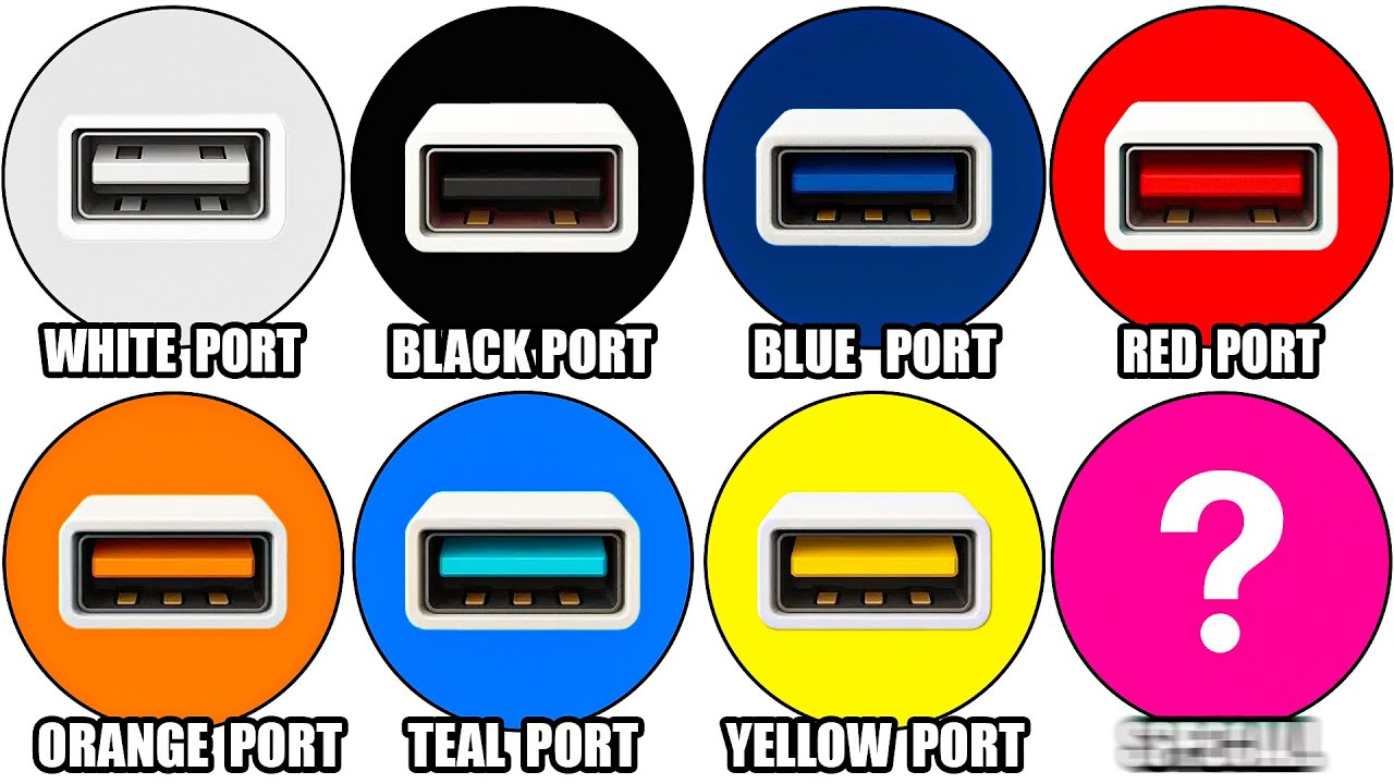 Every USB Port COLOR Explained in Detail
