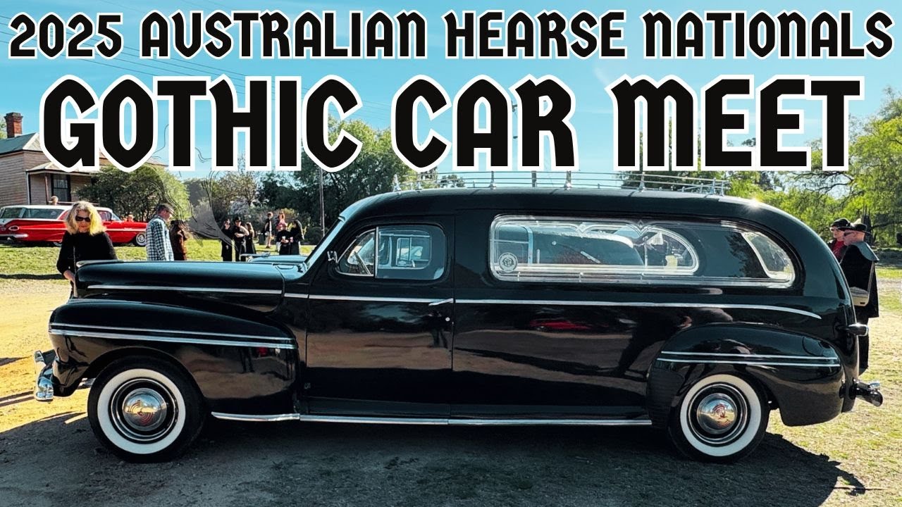 Australian Hearse Nationals 2025 – Gothic Hearse Parade & Dark Rides In Maldon