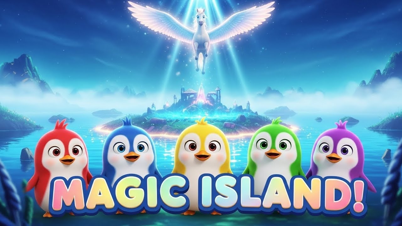 Five Little Penguins & Flying Horse | Kids Cartoon |Fogg Island Adventure Part 4