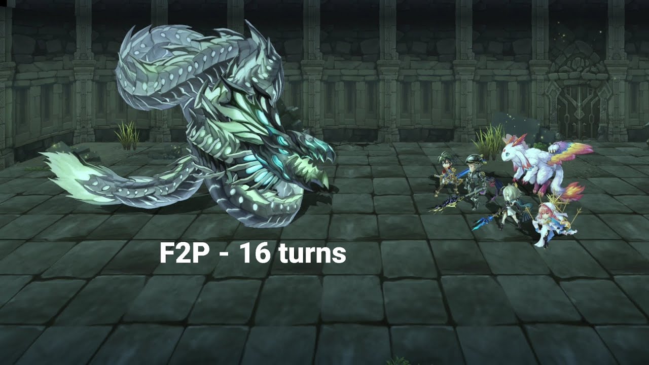 [Another Eden] Mul Nab-zu vs Non-gallery allies (16 turns)