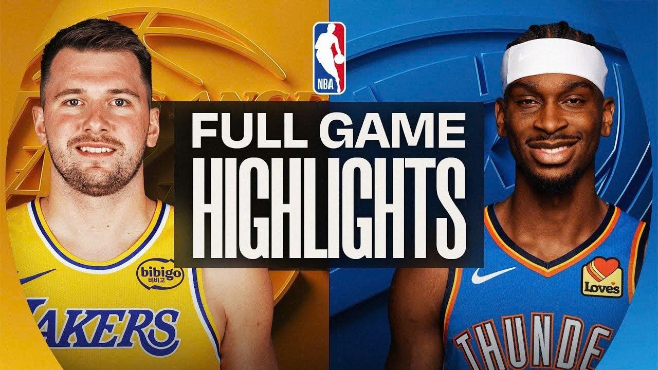 Los Angeles Lakers Vs Oklahoma City Thunder Full Game Highlights - Dec 07 , 2025 | NBA
