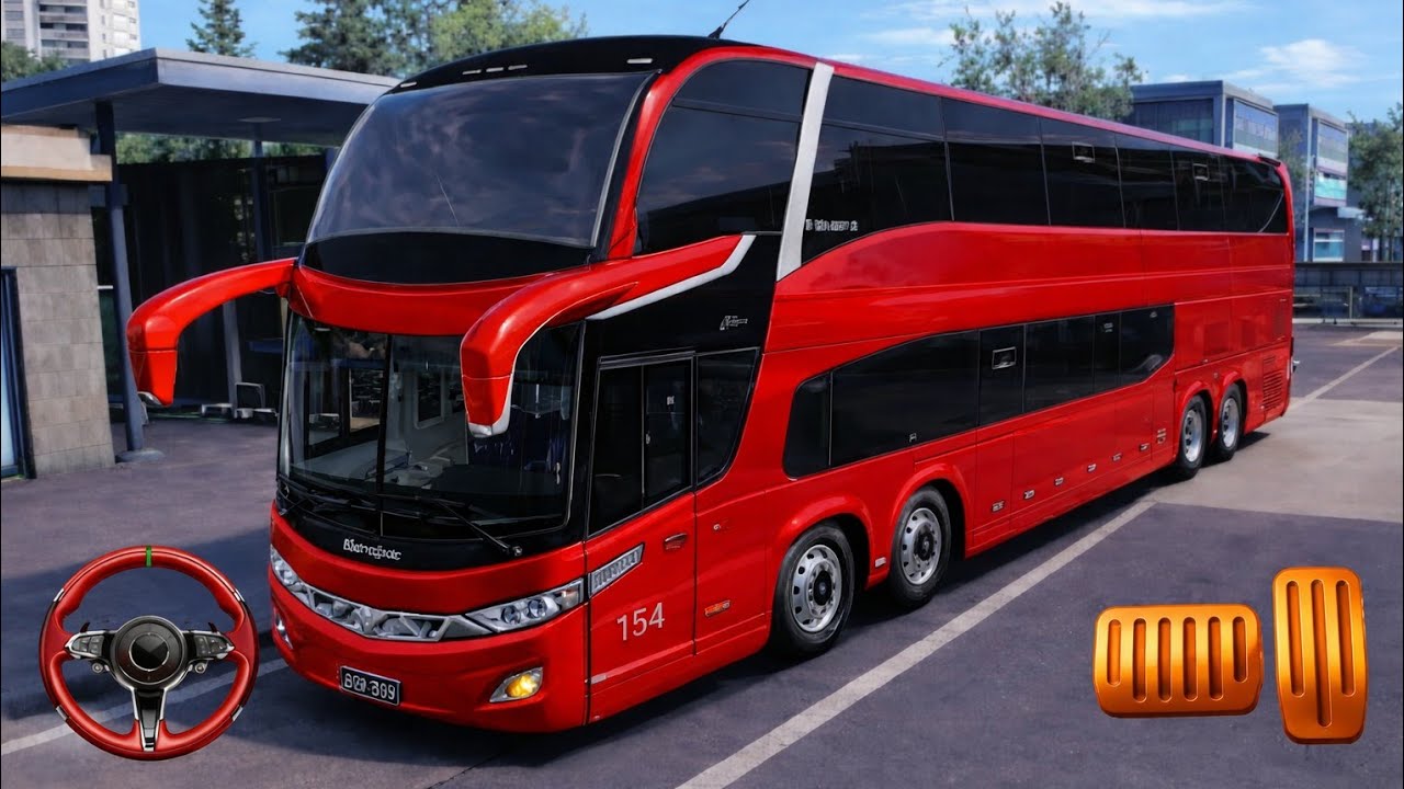 Insane Realistic Bus Driving Around the World! 🚍🌍 | World Tour Bus Game (4K Gameplay)