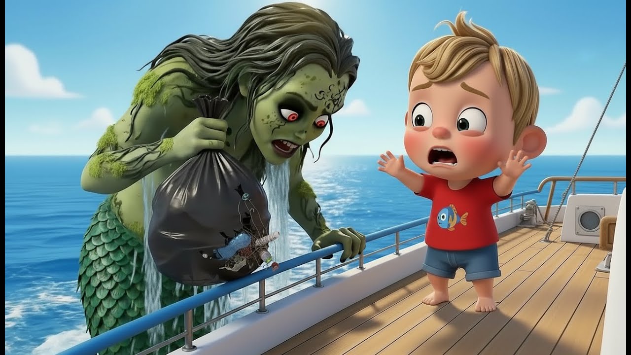 Monster in the Sea Kids Song 🐙🌊 | Don’t Throw Trash! | MimoPlay Kids Songs & Rhymes
