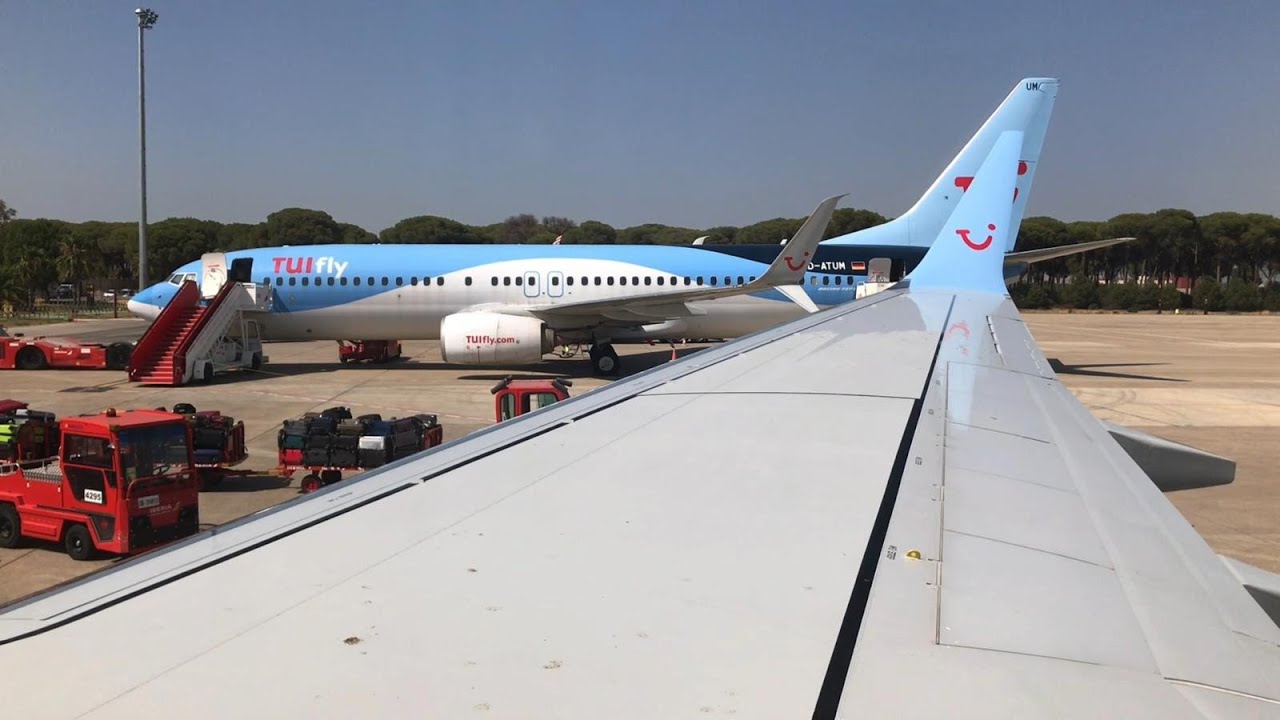 LANDING | TUIfly | Boeing 737 MAX 8 | Jerez de la Frontera Airport