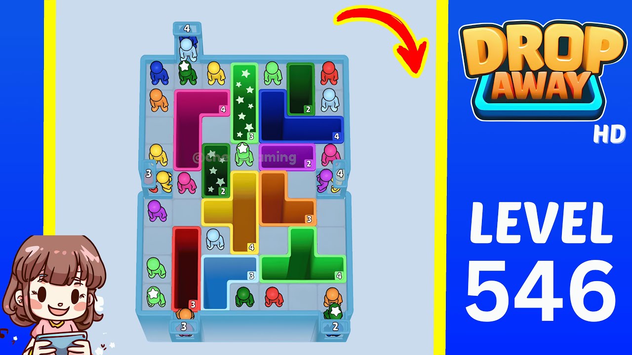 Drop Away Level 546 Solution Walkthrough