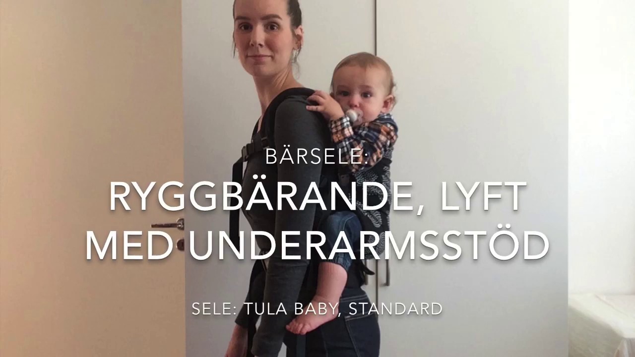 B&auml;rsele: Ryggb&auml;rande, lyft med underarmsst&ouml;d