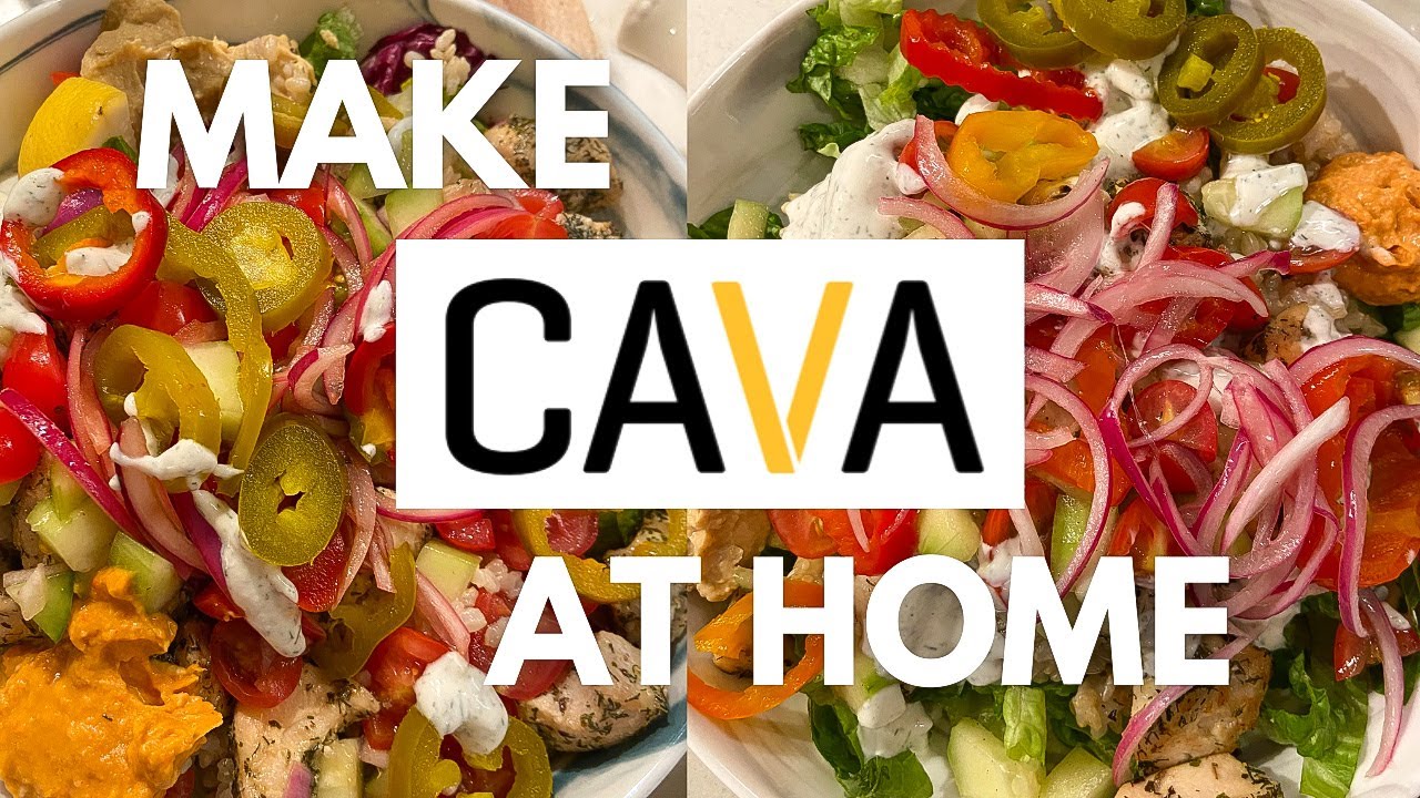 COOKING DELICIOUS AND HEALTHY CAVA MEDITERRANEAN BOWLS AT HOME - simple step by step guide, recipe