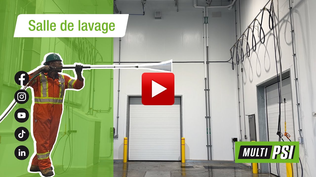 Salle de lavage industrielle sur mesure | Conception complète pour Équipements SMS