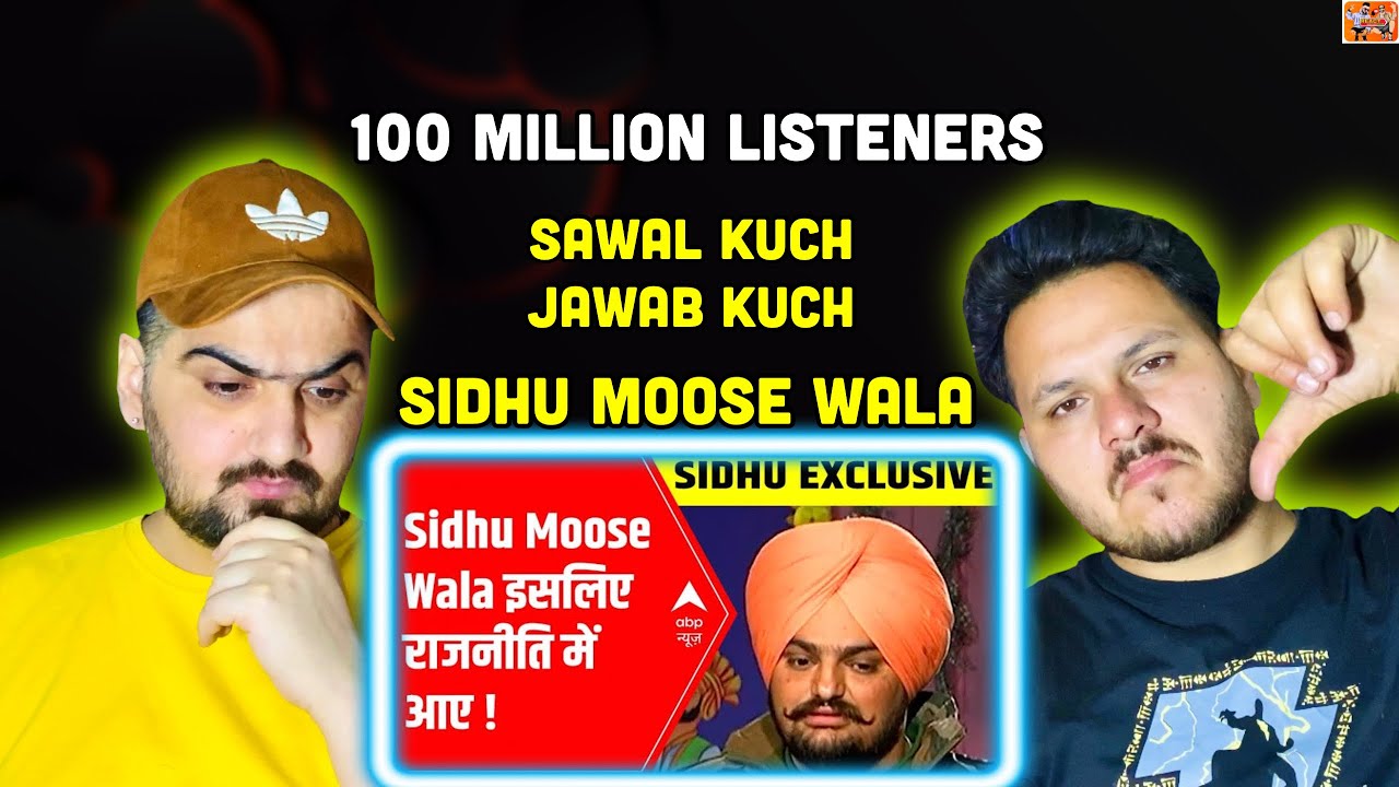 Reaction on Sidhu Moose Wala gets WORKED UP on His 'Style' of singing - Punjab Elections - @reacthub
