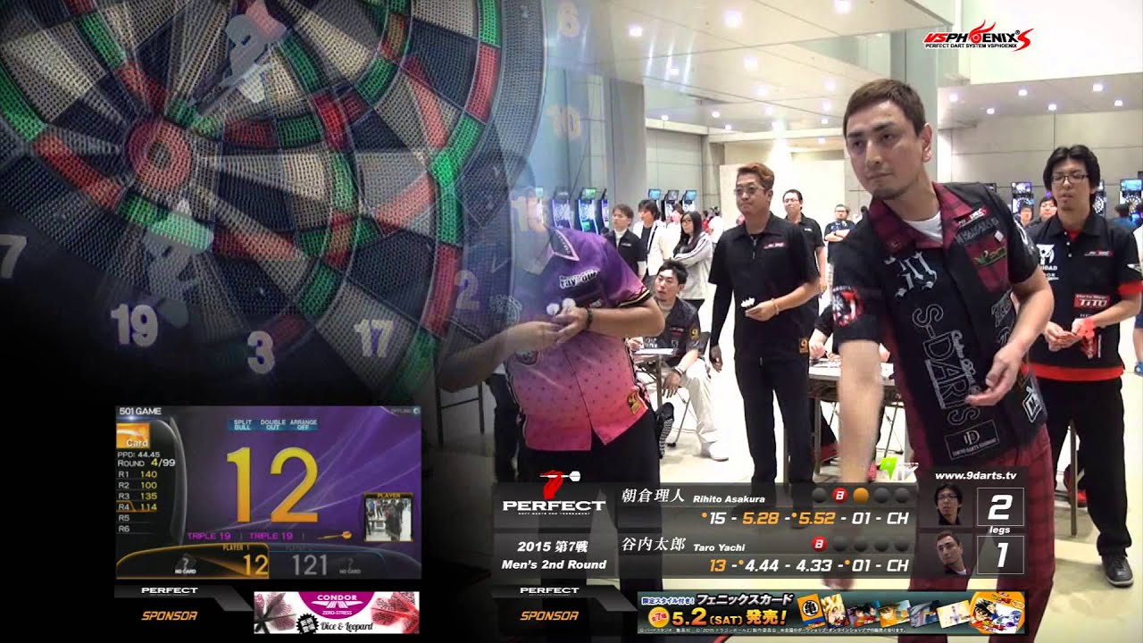 【PERFECT2015 第7戦 男子2回戦】朝倉理人 v 谷内太郎