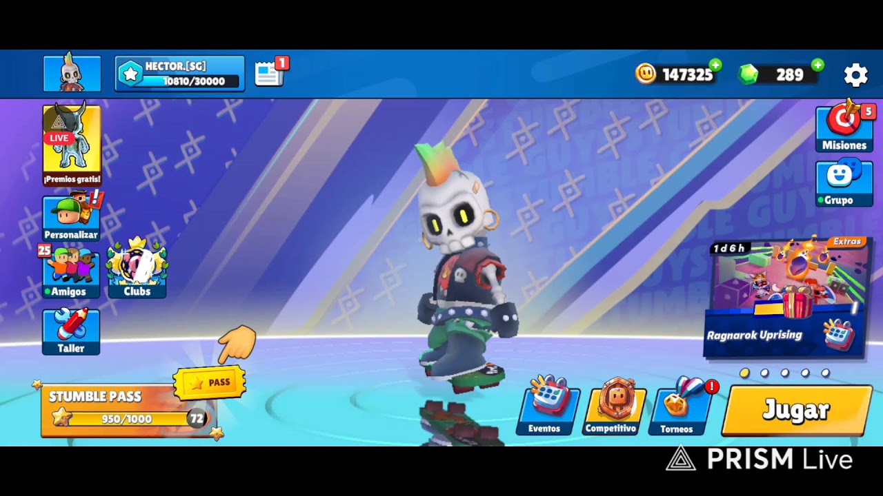 Jugando Stumble Guys Con SUBS 🔴 EN VIVO✨️ - Stumblehector