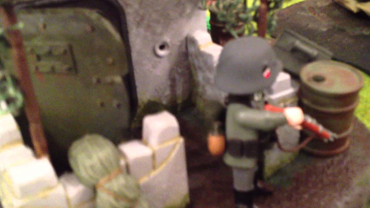 Playmo WW2 diorama : Normandie, juin 1944 (by Rochejaquelein) - Playmobeurs Heerde 2012
