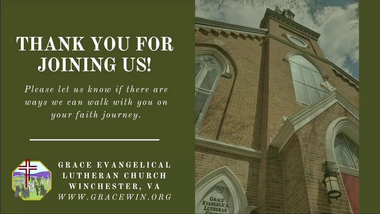 Sunday Worship - February 8, 2026 - Grace Evangelical Lutheran Church, Winchester, VA