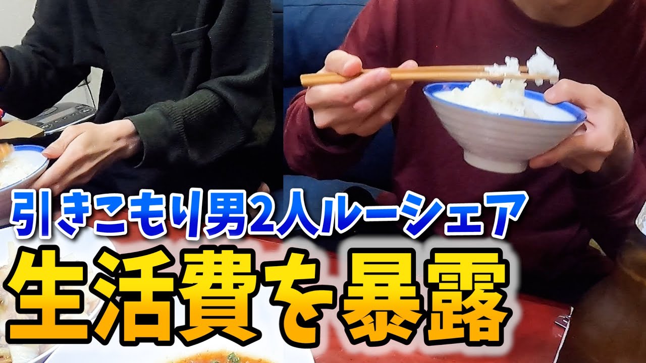 【暴露】引きこもり男2人ルームシェアの生活費を全て公開します。