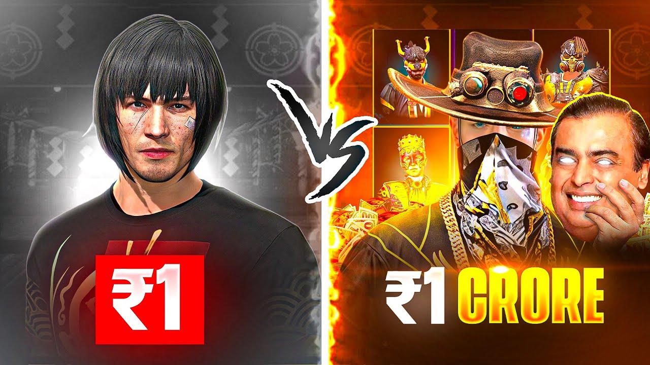 From ₹1 to ₹1 Crore Free Fire ID - Garena Free Fire