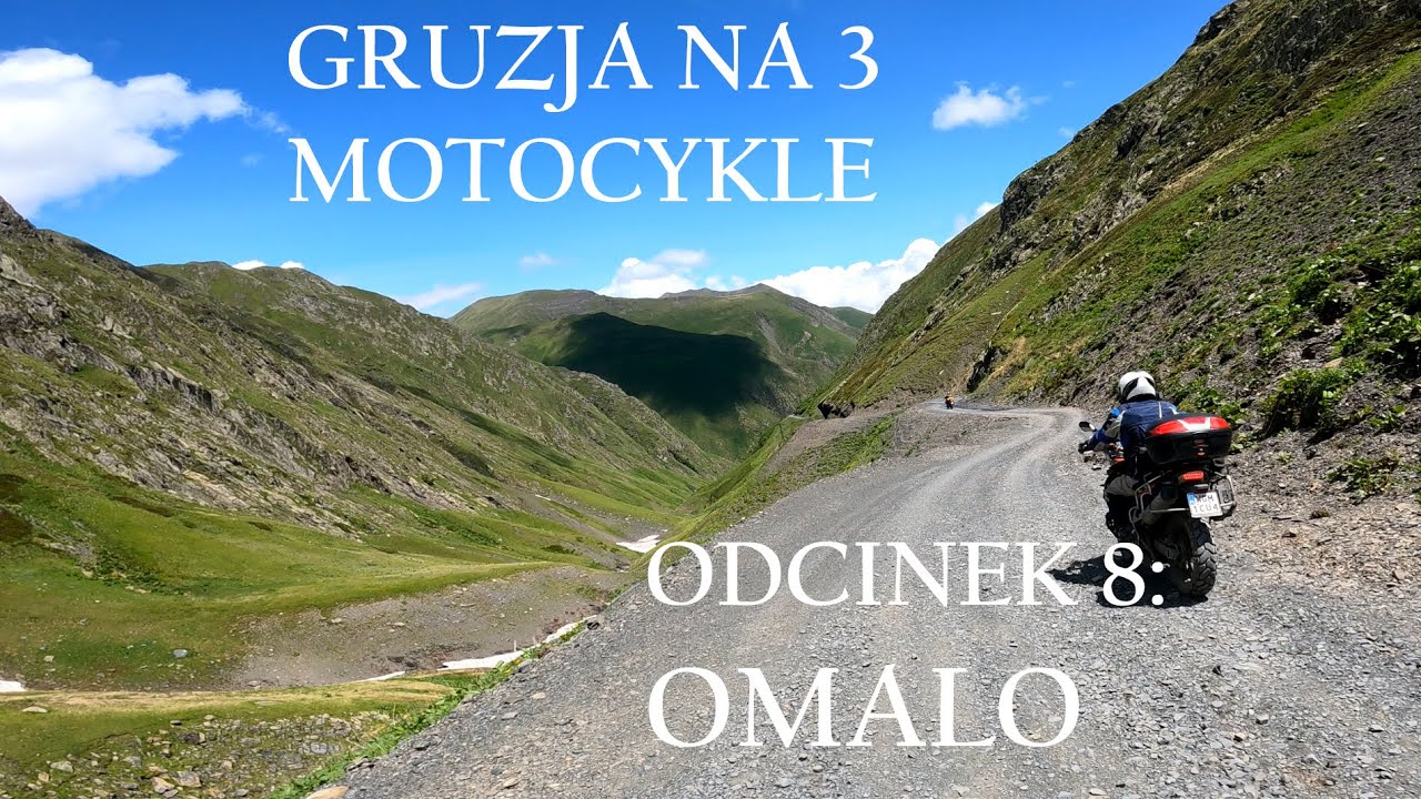 Gruzja na 3 motocykle (2023).  Odcinek 8, Droga do Omalo, 4K